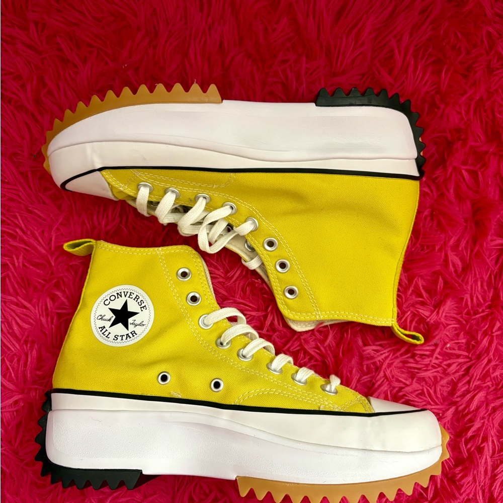 YELLOW PLATFORM CONVERSE 💛🌟